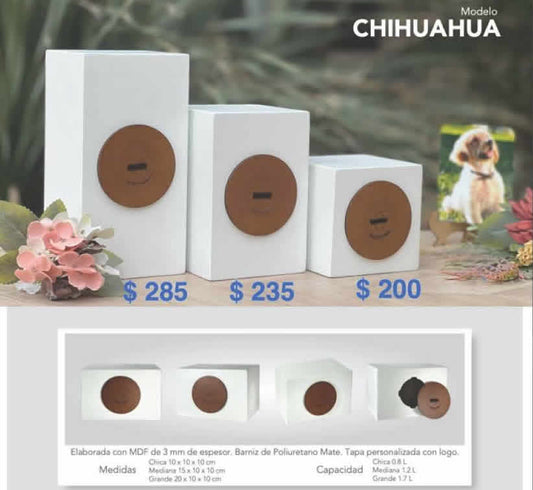 Urna, Chihuahua, Chica (1pieza)