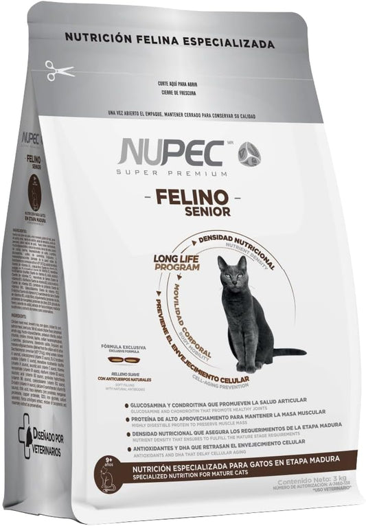 Croquetas, Felino, NUPEC, Senior (1.5kg)