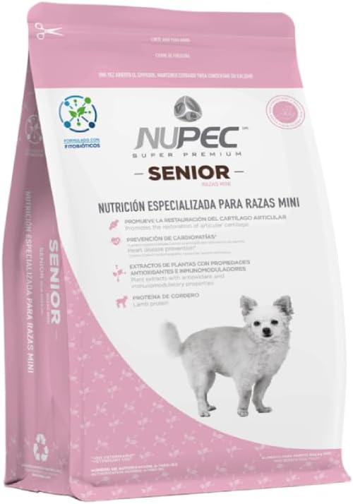 Croquetas, Caninos, NUPEC, Senior razas mini (1kg)