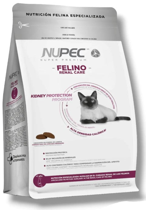Croquetas, Felino, NUPEC, Renal care (1.5kg)